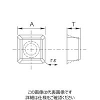丸一切削工具 THECUT 超硬コーティングチップ MT-SDM050204AM VM25 1セット(10個)（直送品）