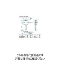 シグマ光機 XY軸ロングスチールステージーM6ー 移動量±12.5mm TSDー652C25UU 1個 61-6967-84（直送品）