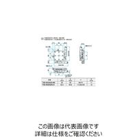 シグマ光機 XY軸ロングスチールステージーM6ー 移動量±12.5mm TSDー652S25UU 1個 61-6967-85（直送品）