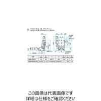 シグマ光機 XZ軸アルミクロスローラステージ(垂直) サイズ40×40mm TAMー404CLUU 1個 61-6975-67（直送品）