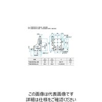 シグマ光機 XZ軸アルミクロスローラステージ(垂直) サイズ65×65mm TAMー654SLーM6 1個 61-6975-83（直送品）