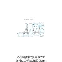 シグマ光機 XZ軸アルミクロスローラステージ(垂直) サイズ80×80mm TAMー804CL 1個 61-6975-94（直送品）