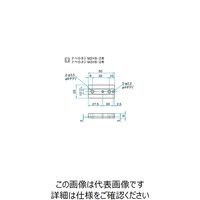 シグマ光機 小型光ファイバーホルダー用取付アダプタ 平面固定用(M2、M3取付穴) MFH-ADP-1 1個 61-6996-48（直送品）