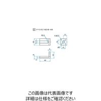 シグマ光機 小型光ファイバーホルダー用取付アダプタ 垂直面固定用(M2取付穴) MFH-ADP-3 1個 61-6996-50（直送品）