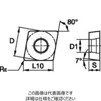 WIDIA 旋削用インサート(5623434) CCMT09T308MU WP15CT 1セット(10個)（直送品）