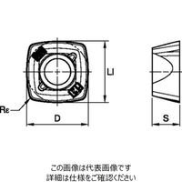 WIDIA 高送りミル VXFー12用インサート(6596439) XDPT120512ERMM WS40PM 1セット(10個)（直送品）