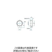 シグマ光機 低光軸薄型レンズホルダー 有効径φ23mm LHG-25.4 1個 61-6999-27（直送品）