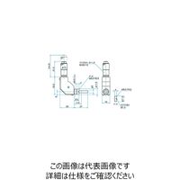 シグマ光機 折返し式マイクロメータヘッド 0~13mm 先端形状フラットタイプ MDC-13 1個 61-6982-12（直送品）