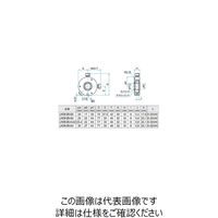 シグマ光機 小型芯出し式レンズホルダー 適応素子サイズφA:φ25.4mm 有効径φB:φ22mm LHCMー25.4ーUU 1個（直送品）