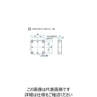 シグマ光機 高さ調整スペーサー(40mm用) 厚さ15mm MSP-4015B 1個 61-6962-95（直送品）