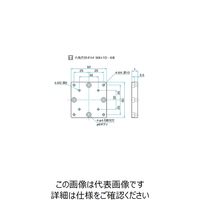 シグマ光機 高さ調整スペーサー(60mm用) 厚さ25mm MSP-6025A 1個 61-6963-16（直送品）