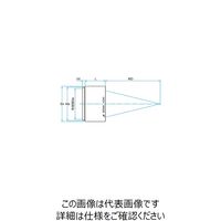 シグマ光機 ファイバーレーザ用集光レンズ 焦点距離199.6mm HFDLSQ-50-200PF1 1個 61-6947-60（直送品）