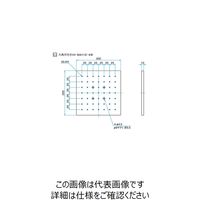 精密ラボジャッキ用トッププレート サイズ200×200mm LJP-200 61-6974-56（直送品）