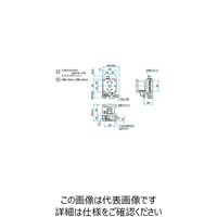 シグマ光機 XZ軸フラットスチールステージ サイズ40×40mm TSDー404SFP 1個 61-6974-83（直送品）