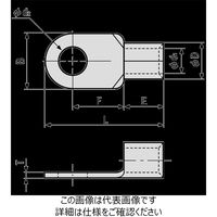 因幡電機産業 JAPPY 丸形端子(R形) 80ー12 JP 1個（直送品）