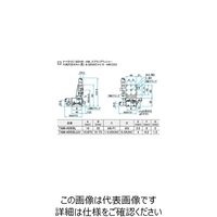 シグマ光機 XYZ軸アルミクロスローラステージ(垂直) サイズ40×40mm TAMー405SLUU 1個 61-6977-12（直送品）
