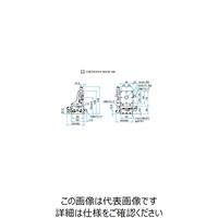 シグマ光機 XYZ軸アルミクロスローラステージ(垂直) サイズ60×60mm TAMー605SL 1個 61-6977-21（直送品）