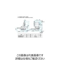 シグマ光機 XYZ軸アルミクロスローラステージ(垂直) サイズ65×65mm TAMー655CLUU 1個 61-6977-29（直送品）