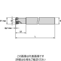 WIDIA 高送りミル VXFー07シリーズ ストレートシャンクエンドミル(6597154) VXF016Z02A16XP07L180 1本（直送品）