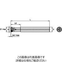 WIDIA 高送りミル VXFー09シリーズ ストレートシャンクエンドミル(6597742) VXF025Z03A25XD09L200 1本（直送品）