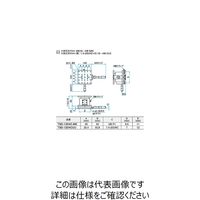 シグマ光機 XZ軸フラットスチールステージ サイズ120×120mm TSDー1204CーM6 1個 61-6975-22（直送品）