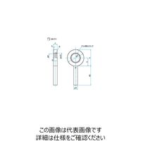シグマ光機 固定式レンズホルダー 適応素子厚さ3~15mm 有効径φB:φ73mm LHFー80 1個 61-6992-19（直送品）