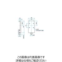 シグマ光機 大型アルミ光学ベンチ用キャリア M4用 0.51kg CAA-80LF 1個 61-6961-87（直送品）