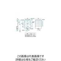 シグマ光機 大型アルミ光学ベンチ用キャリア M6用 0.72kg CAA-120LEE 1個 61-6961-91（直送品）