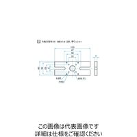 シグマ光機 ベースプレート M6用 0.06kg BSP-40100 1個 61-6962-28（直送品）