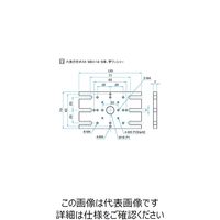 シグマ光機 ベースプレート M6用 0.13kg BSP-70120 1個 61-6962-29（直送品）