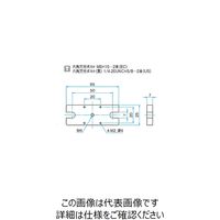 シグマ光機 ベースプレート M6・インチ用 0.03kg BSP-65EE 1個 61-6962-33（直送品）