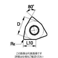 WIDIA 旋削用インサート(4171057) WNMG080404FF WP15CT 1セット(10個)（直送品）