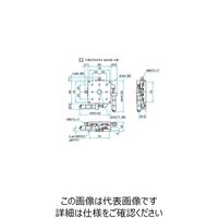 シグマ光機 XY軸スチールステージ サイズ80×80mm TSDー802SR 1個 61-6968-25（直送品）