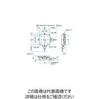 シグマ光機 XY軸スチールステージ サイズ80×80mm TSDー802CFP 1個 61-6968-26（直送品）