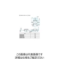 シグマ光機 α軸ネジ式V溝ゴニオステージ ステージサイズ60mm 75±0.1mm GOHBー60A75R 1個 61-6980-21（直送品）