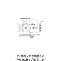 シグマ光機 X軸スチールステージ サイズ80×80mm TSDー801C 1個 61-6968-11（直送品）