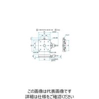 シグマ光機 X軸スチールステージ サイズ80×80mm TSDー801CFP 1個 61-6968-14（直送品）