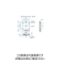 シグマ光機 X軸スチールステージ サイズ80×80mm TSDー801SFP 1個 61-6968-17（直送品）