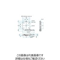シグマ光機 X軸スチールステージ サイズ80×80mm TSDー801SDM 1個 61-6968-18（直送品）