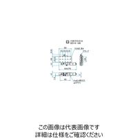 シグマ光機 X軸ロングスチールステージ サイズ25×50mm 移動量±6.5mm TSDー25501S 1個 61-6968-69（直送品）