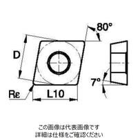 WIDIA 旋削用インサート(4170200) CCMT120408MP WP15CT 1セット(10個)（直送品）