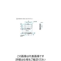シグマ光機 X軸ロングスチールステージ サイズ40×80mm 移動量±12.5mm TSDー40801SR 1個 61-6968-72（直送品）