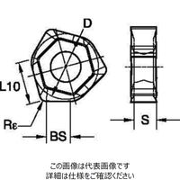 フェイスミル M1200 min用ワイパーインサート(6180296) XNGJ0704ANENLD3W WS40PM 1セット(10個)（直送品）