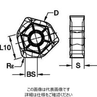 フェイスミル M1200用ワイパーインサート(5622622) XNGJ0905ANSNGD3W WK15CM 1セット(10個)（直送品）