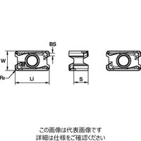 WIDIA ショルダーミル VSM490ー10用インサート(6425424) XNGU100408SRMM WU10PM 1セット(10個)（直送品）