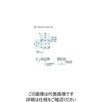 シグマ光機 αβ軸傾斜ステージ 60×60mm AISー60B 1個 61-6980-38（直送品）