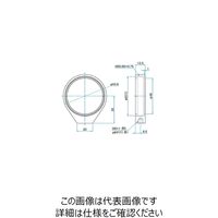 シグマ光機 低光軸薄型レンズホルダー 有効径φ46mm LHG-50 1個 61-6999-29（直送品）