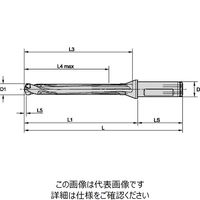 WIDIA モジュラードリル TOP DRIL M1 (8xD) フランジ付シャンク(3992228) TDM180R8SCF25M 1本（直送品）