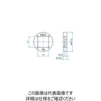 シグマ光機 水晶偏光解消板 素子厚み2.5mm DEQ-1N 1個 61-6884-33（直送品）
