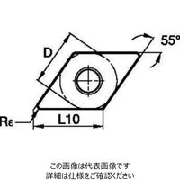 WIDIA 旋削用インサート(4171043) DNMG150608FF WP15CT 1セット(10個)（直送品）